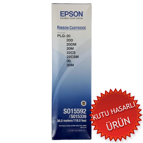 Epson C13S015339 3 Pk Original Ribbon - PLQ-20 (Damaged Box)