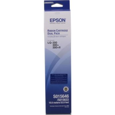 Epson C13S015646 Dual Pack Original Ribbon - LQ-300 / LQ-350 - EPSON