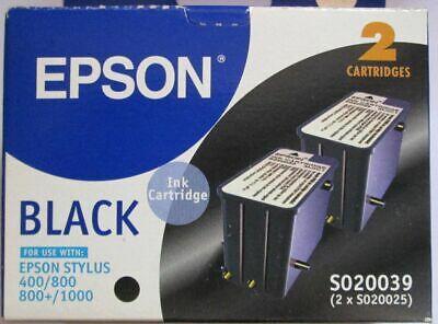 EPSON - Epson C13S020039/C13S020025 Black Original Cartridge - Stylus 400