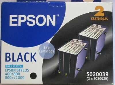 Epson C13S020039/C13S020025 Black Original Cartridge - Stylus 400 - 2