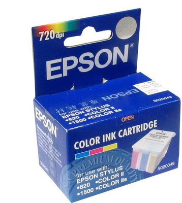 EPSON - Epson C13S020049 Colour Original Cartridge - Stylus 1500 