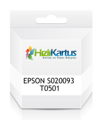 Epson C13S020093 (T0501) Siyah Muadil Kartuş - Stylus 400 (T10509) - EPSON