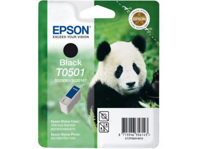 EPSON - Epson C13S020093 (T0501) Siyah Orjinal Kartuş - Stylus 400 (T7762)