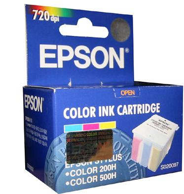 EPSON - Epson C13S020097 Original Colour Cartridge - Stylus Color 200