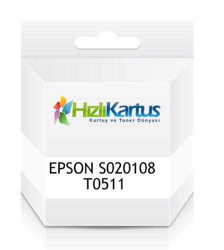 Epson C13S020108 (T0511) Siyah Muadil Kartuş - Stylus 1160 (T10511)