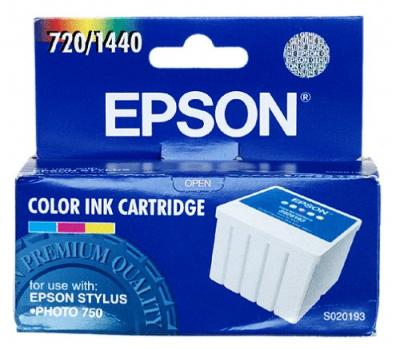 EPSON - Epson C13S020193 Renkli Orjinal Kartuş - Stylus Photo 750 (T10715)