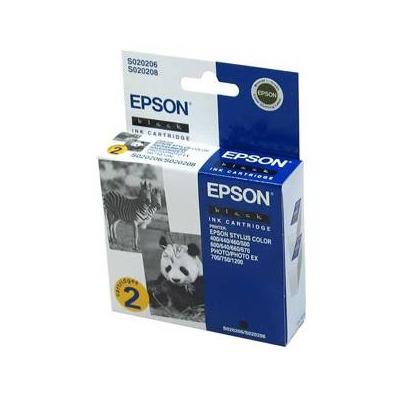EPSON - Epson C13S020206 / C13S020208 Black Original Cartridge - Stylus 400