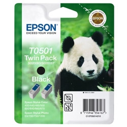 EPSON - Epson C13S020206 (T0501) Siyah Orjinal Kartuş - Stylus 400 (T2886)
