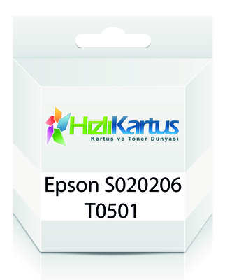 EPSON - Epson C13S020206 (T0501) Siyah Muadil Kartuş - Stylus 400 (T10515)