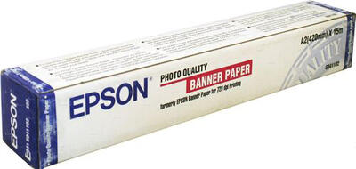 EPSON - Epson C13S041102 Photo Quality Banner Paper