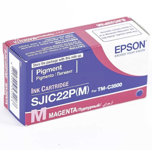Epson SJIC22(M) (C33S020603) Kırmızı Orjinal Kartuş - TM C3500A - 2