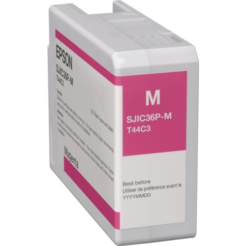 Epson SJIC36P-M (C13T44C340) Magenta Original Cartridge - C6000 / C6500 - 1