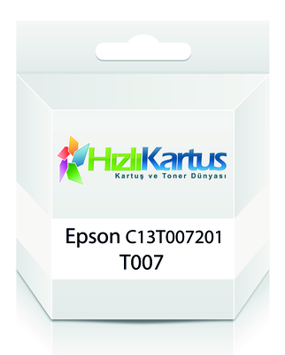 EPSON - Epson C13T007201 (T007) Siyah Muadil Kartuş - Photo 780 (T227)