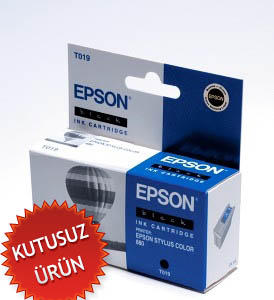 EPSON - Epson C13T01940120 (T019) Black Original Cartridge - Stylus Color 880 (Without Box)