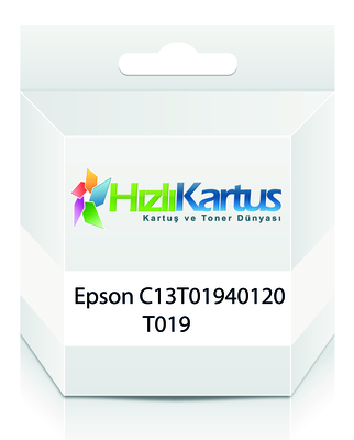EPSON - Epson C13T01940120 (T019) Siyah Muadil Kartuş - Stylus Color 880 (T10643)