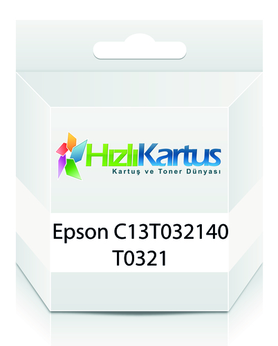 Epson C13T032140 (T0321) Siyah Muadil Kartuş - Stylus C70 / C80 (T10732)