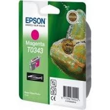 EPSON - Epson C13T034340 (T0343) Kırmızı Orjinal Kartuş - Stylus Photo 2100 (T2263)