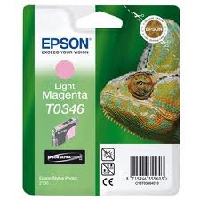 EPSON - Epson C13T034640 (T0346) Açık Kırmızı Orjinal Kartuş - Stylus Photo 2100 (T2958)
