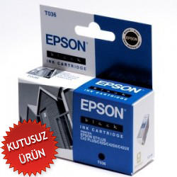 EPSON - Epson C13T03614020 (T036) Black Original Cartridge - Stylus C42UX (Without Box)