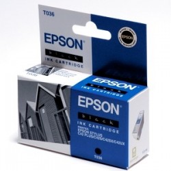 EPSON - Epson C13T03614020 (T036) Siyah Orjinal Kartuş - Stylus C42UX (T2977)