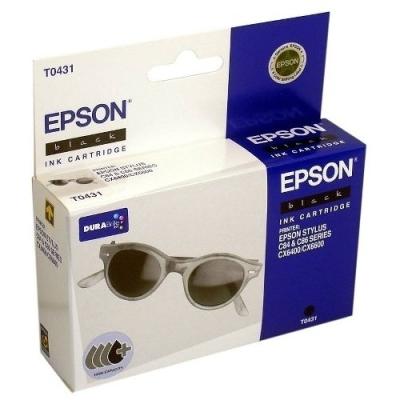 EPSON - Epson C13T043140 (T0431) Siyah Orjinal Kartuş - Stylus C84 (T10544)