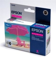 EPSON - Epson C13T044340 (T0443) Magenta Original Cartridge - Stylus C64
