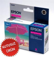 EPSON - Epson C13T044340 (T0443) Magenta Original Cartridge - Stylus C64 (Without Box)