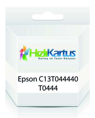EPSON - Epson C13T044440 (T0444) Sarı Muadil Kartuş - Stylus C64 (T15808)