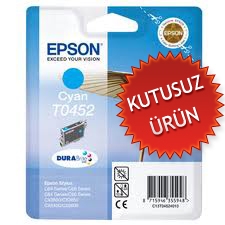 EPSON - Epson C13T04524020 (T0452) Cyan Original Cartridge - Stylus C64 (Without Box) 