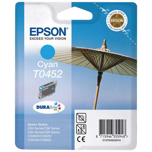 Epson C13T04524020 (T0452) Mavi Orjinal Kartuş - Stylus C64 (T2892)