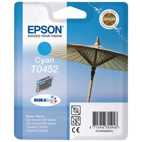 Epson C13T04524020 (T0452) Mavi Orjinal Kartuş - Stylus C64 (T2892) - 3
