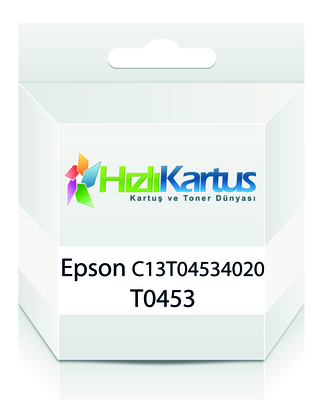 Epson C13T04534020 (T0453) Kırmızı Muadil Kartuş - Stylus C64 (T11112) - EPSON