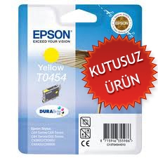 EPSON - Epson C13T04544020 (T0454) Yellow Original Cartridge - Stylus C64 (Without Box) 
