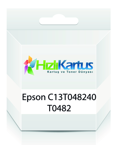 Epson C13T04824020 (T0482) Mavi Muadil Kartuş - Stylus Photo R200 (T230)