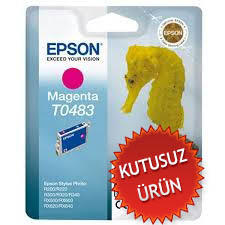EPSON - Epson C13T048340 (T0483) Magenta Original Cartridge - Stylus Photo R200 (Without Box)