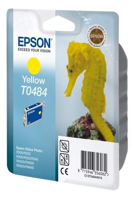EPSON - Epson C13T04844020 (T0484) Yellow Original Cartridge - Stylus Photo R200 