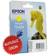 EPSON - Epson C13T04844020 (T0484) Yellow Original Cartridge - Stylus Photo R200 (Without Box)