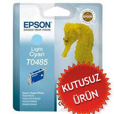 EPSON - Epson C13T04854020 (T0485) Light Cyan Original Cartridge - Stylus Photo R200 (Without Box)