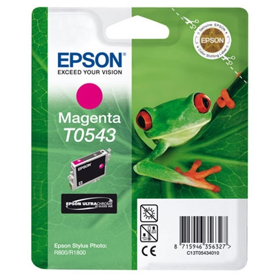 Epson C13T05434020 (T0543) Magenta Original Cartridge - Stylus Photo R800 
