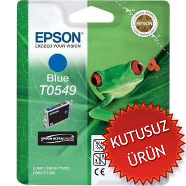 Epson C13T05494020 (T0549) Mavi Blue Orjinal Kartuş - Stylus Photo R800 (U) (T15217)