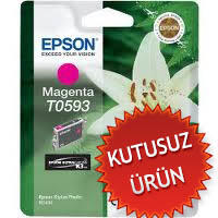EPSON - Epson C13T05934020 (T0593) Magenta Original Cartridge - Stylus Photo R2400 (Without Box)
