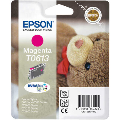 EPSON - Epson C13T06134020 (T0613) Magenta Original Cartridge - DX3800 / DX3850