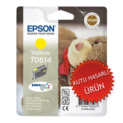 EPSON - Epson C13T06144020 (T0614) Sarı Orjinal Kartuş - DX3800 / DX3850 (C) (T16750)