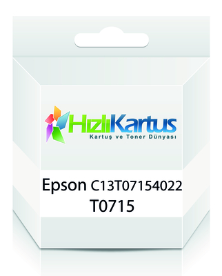 EPSON - Epson C13T07154020 (T0715) Muadil Multipack Kartuş - Stylus SX215 (T10793)