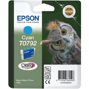 Epson C13T07924020 (T0792) Cyan Original Cartridge - Stylus Photo 1400