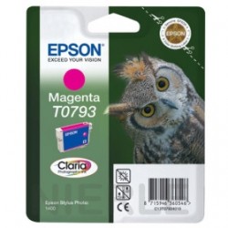 Epson C13T07934020 (T0793) Magenta Original Cartridge - Stylus Photo 1400 - EPSON
