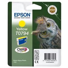 Epson C13T07944020 (T0794) Sarı Orjinal Kartuş - Stylus Photo 1400 (T2238) - EPSON
