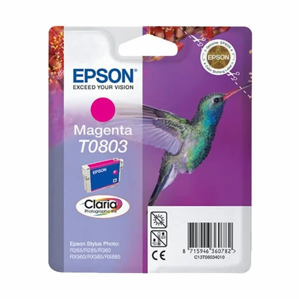 Epson T08034021 Kırmızı Orjinal Kartuş - R265 A Kutu