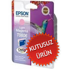 EPSON - Epson C13T08064021 (T0806) Açık Kırmızı Orjinal Kartuş - Stylus Photo PX650 (U) (T2300)