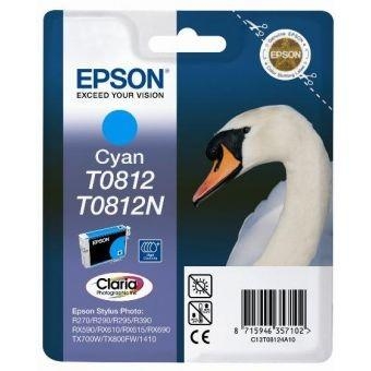 Epson C13T11124A10 (T0812) Cyan Original Cartridge - Stylus Photo R260 